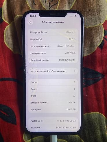 iphone ix: Продаю IPhone 12 Pro Max, 128 ГБ 13 000 без торг окончательно.не — 2