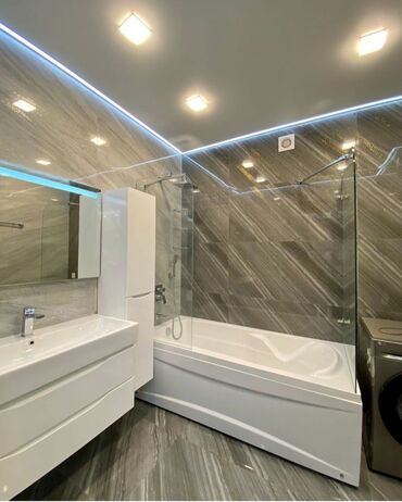 Duş kabinaları, arakəsmələr: Yeni Arakəsmə, Düzbucaqlı, Pulsuz çatdırılma — 10