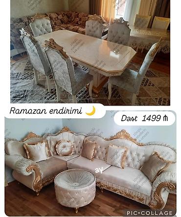 armud puf: Yeni, Künc divan, Qonaq otağı üçün, Açılan, Azərbaycan — 1