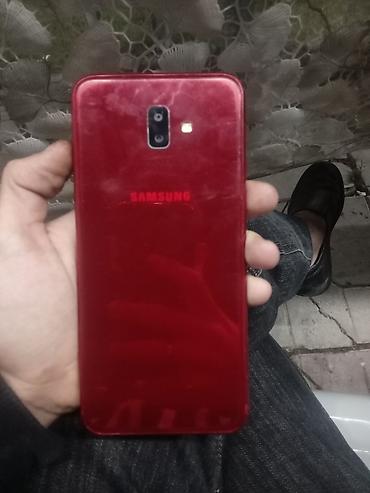 discover note 21 plus: Samsung Galaxy J6 Plus, rəng - Qırmızı, Qırıq — 1