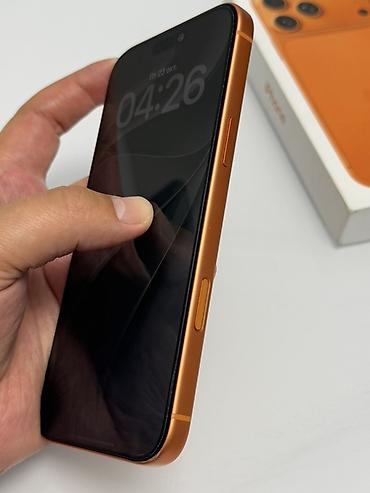 айфон купить бишкек: IPhone 17 Pro Max, Б/у, 512 ГБ, Оранжевый, Коробка, 95 % — 9