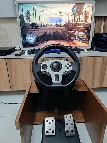 Elektronika: Rampage V900-S Gaming Racing Wheel Set PS3, PS4, PS5, Xbox One, Xbox — 3