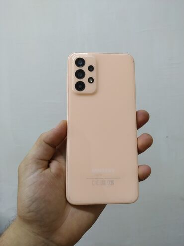 чехол htc desire v: Samsung Galaxy A23, 128 ГБ, цвет - Бежевый, Гарантия, Кнопочный, Отпечаток пальца
