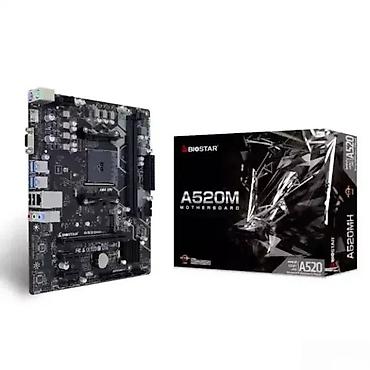 Matične ploče: Biostar A520MH – mATX matična ploča za AMD Ryzen (AM4) - Čipset: AMD — 1