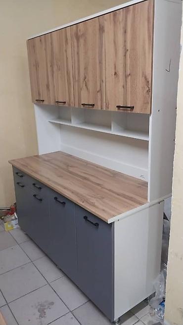 Кухонные гарнитуры: Кухонный гарнитур прямой, современный - Компоновка: нижний ряд тумб с — 4