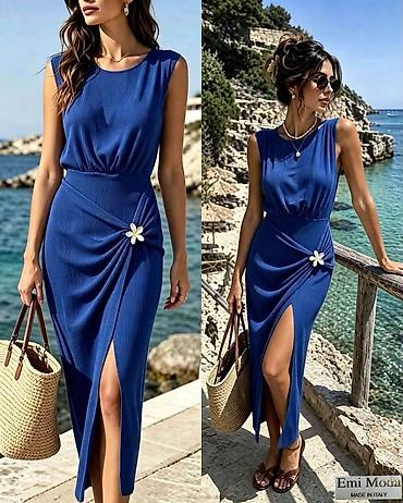 baletanke devojcice: Elegantna midi letnja haljina Emi Moda – Made in Italy - Kroj: bez — 9