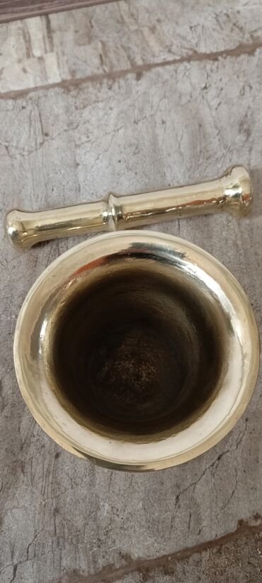 Əntiq qablar: Qədim,bronz,bürünc həvəngdəsti.Super vəziyyətdə.5 kq.Qiymət sondur! — 9