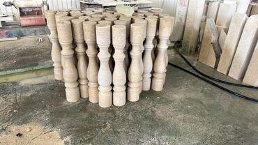 Фасадные плиты Сары-Таш (Травертин): Сары таш сары таш сары ташТравертин Балясины перила тумбы гранит — 7