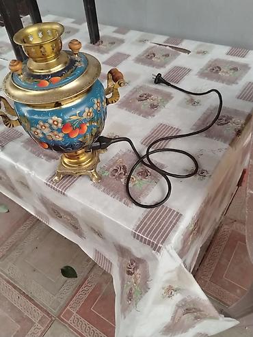 samovar satışı: Elektrikli samovar antikadır Rusiyadan gəlin 60 ildirki var lalafoda — 1