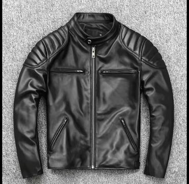 onlayn kurtkalar: 100% Orijinal Təmiz İnək Dərisi Ceket razmer 2XL təxminən boy 170-180