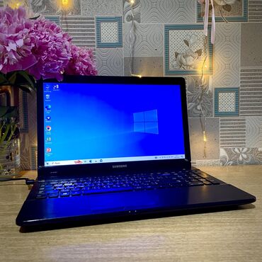Ноутбуки: Ноутбук, Samsung, 4 ГБ ОЗУ, Intel Celeron, 15.6 ", Б/у, Для несложных задач, память SSD