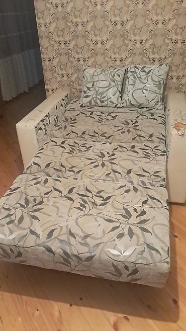 2 nəfərlik divan: Divan-kravat, İşlənmiş, Açılan, Parça — 2