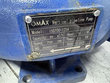 ремонт насос: Вертикальный трубопроводный насос OMAX ISG100-125A Назначение: - — 2
