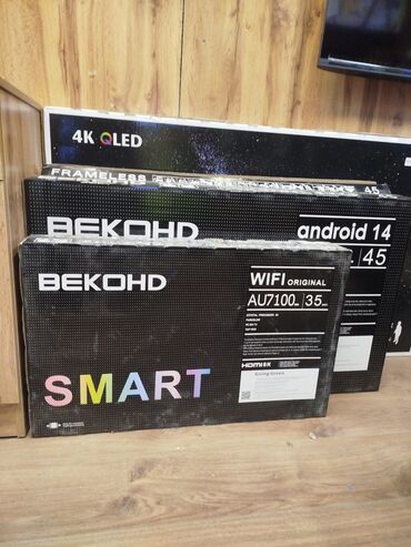 скупка старых тв: Смарт‑телевизоры BEKOHD / Samsung / LG, на фото — модели с диагоналями