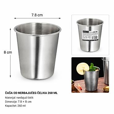 KMT Nerđajući čelik pivo čaša 2407202 - Materijal: nerđajući čelik -