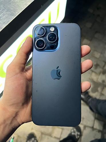 15 iphone: IPhone 15 Pro, Blue Titanium, Face ID — 2