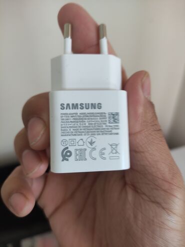 samsung galaxy a23: Адаптер samsung оригинал 15w type c Стандарт быстрой зарядки-Samsung