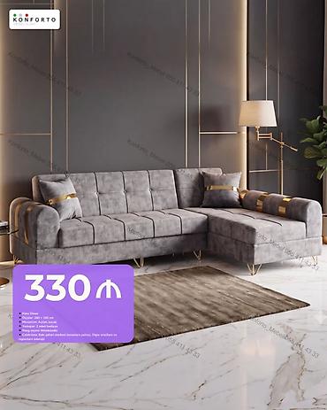 Künc divan, Qonaq otağı üçün, Parça, Bazalı, Açılan