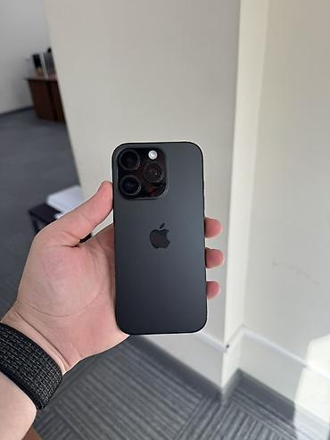 Mobil telefon və aksesuarlar: IPhone 16 Pro, 256 GB, Black Titanium, Zəmanət, Simsiz şarj, Face ID — 1