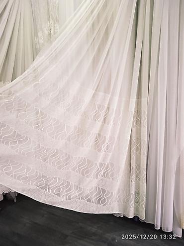 Тюли: Воздушные тюлевые шторы с вышивкой - Материал: легкий полупрозрачный — 7