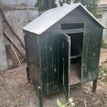 cucə yuvası: Taxtadan hazırlanmış heyvan yuvası/kulubası. Quruluşu qapalı tipdir — 2
