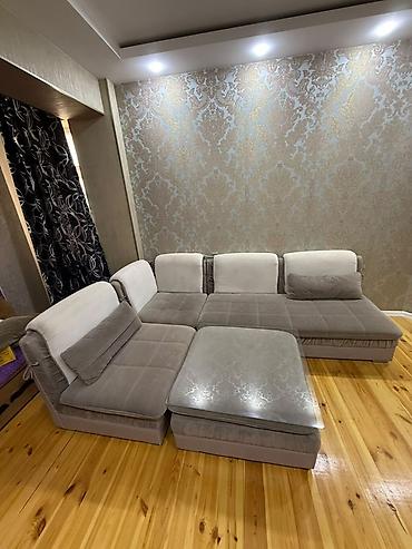 Divanlar: Modul tipli künc divan dəsti - Tərkib: 4 ədəd oturacaq modul + 1 — 10