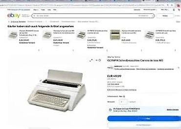 Ostali kućni aparati: Elektronska pisaća mašina OPTIMA SP 24 (Made in Germany) - — 15