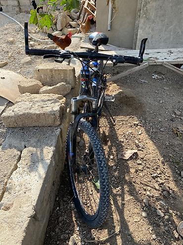 Dağ velosipedləri: Dağ/trek velosipedi - Çərçivə: yüngül alaşımlı, GIANT loqolu qara — 1