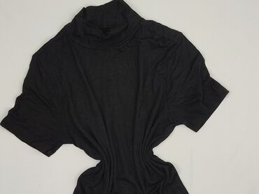 czarna sukienka i kozaki: Bluzka damska, rozmiar S