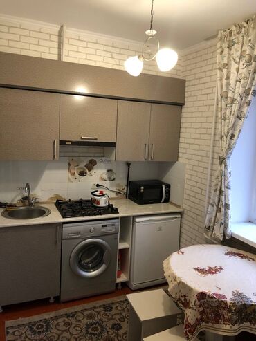 ош снять квартиру в Кыргызстан | Долгосрочная аренда квартир: 2 комнаты, Постельное белье, Кондиционер, Бронь