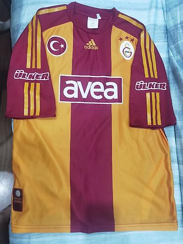Kişi geyimləri: Futbolka, Adidas, L, rəng - Qırmızı — 4