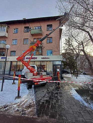 put up: Услуги автовышки (автогидроподъёмника) с оператором. Возможности — 6