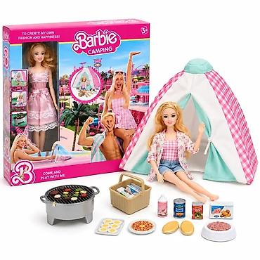 Kuklalar: Barbie kukla dəsti Игровой набор Барби с куклой для кемпинга позволит — 1
