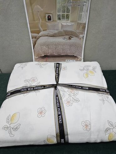 Комплекты постельного белья: Муслиновые постельное белье с нежными цветочными принтами - Материал — 6