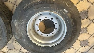ось: Колеса в сборе 385 / 65 / R 22,5, Новый, Грузовики/Автобусы, Железные — 1