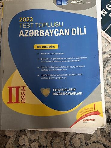 Kitablar və jurnallar: 2023 Test Toplusu – Azərbaycan dili (II hissə) DİM nəşri olan “2023 — 1