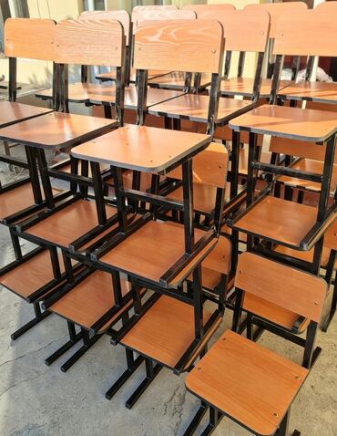 Комплект парт и стульев: Комплект парты и стула, Новый, Самовывоз, цвет - Голубой — 7