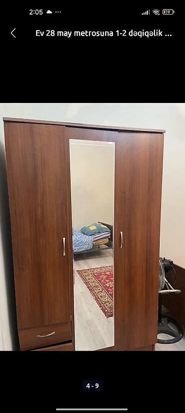 1 otaqli kiraye: 28 May metroya 5 dəqiqəlik məsafədə bir bey otaq yoldaşı axtarılır — 2