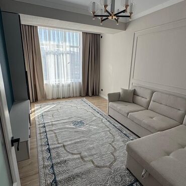 квартира токмок продаю: 1 комната, 42 м², Элитка, 12 этаж, Дизайнерский ремонт