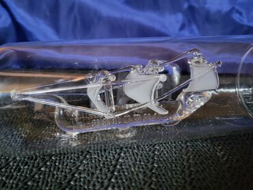 Čaše: Flasa nova,vintaz brod u boci za pice ili ukras. Flasa perfektan — 7