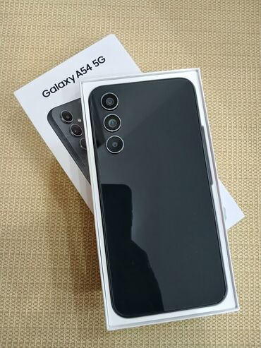 купить ноутбук дёшево: Samsung Galaxy A54 5G, 128 ГБ, түсү - Кара
