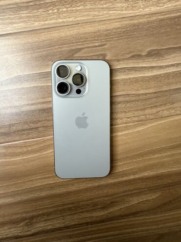цены айфонов в бишкеке: IPhone 15 Pro, Б/у, 256 ГБ, Natural Titanium, Чехол, Коробка, 87 %