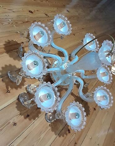 təbaşir və pastel: Çılçıraq, 10 və daha çox lampa, Şüşə — 1