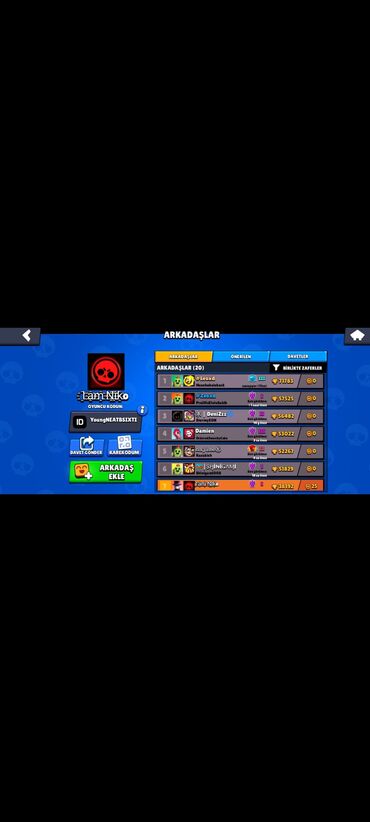 Digər: Əladır.Brawl stars.38192 kupa. 2021 hesabıdır. 30₼ pul vurulub.alın — 1