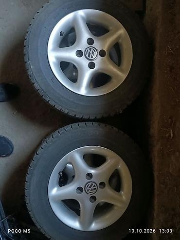 фольксваген гольф 1: Комплект из 4 зимних колёс Volkswagen: легкосплавные диски и шины. - — 3