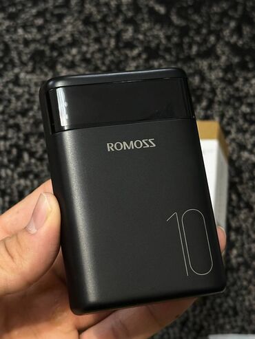 аккумуляторы для телефонов: Повербанк Romoss Ares 10 с литий-полимерным элементом Емкостью 10000