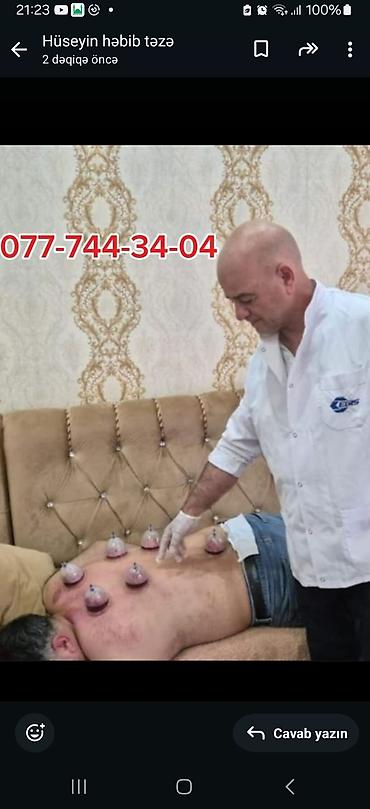 Hicama, zəli: HİCAMA EDİRƏM 30 AZN bankalar 1 dəfəlikdir sonra atilir 1 seansa 7 — 6