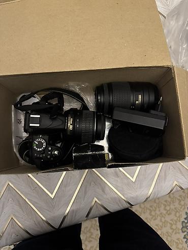 nikon d5600: Nikon D3100 18-55 VR Kit fotoaparat dəsti səliqəli vezyetdedir — 2