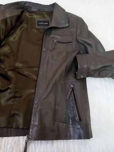 leopard 5: Кожаная куртка, Классическая модель, Натуральная кожа, 4XL — 5