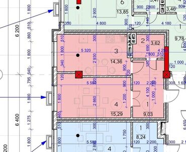 Продажа квартир: 1 комната, 43 м², Элитка, 2 этаж, ПСО (под самоотделку)